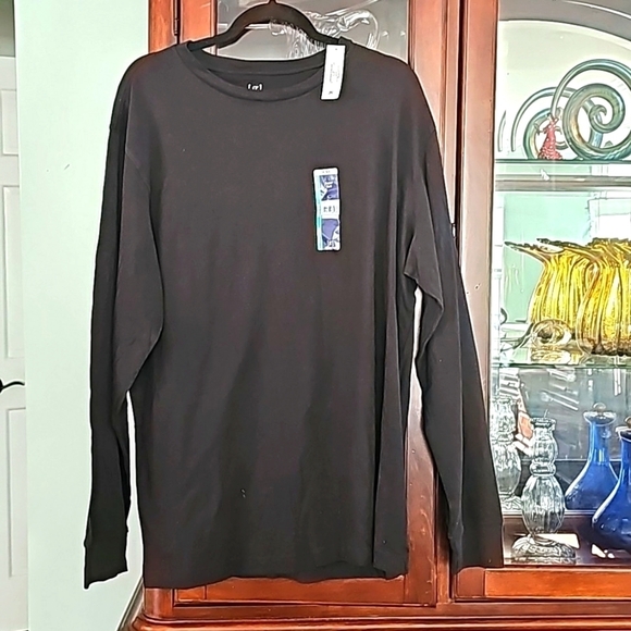 G GORGE  Extra Long Sweatshirt black xl 46-48 nwt - Picture 1 of 7